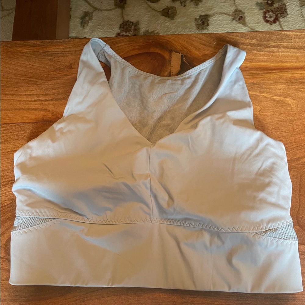 Athleta powder blue sports bra EUC maybe worn twice size S